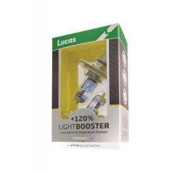 LUCAS 2x H4 12V 60/55W P43t Light Booster +120% - 2ks